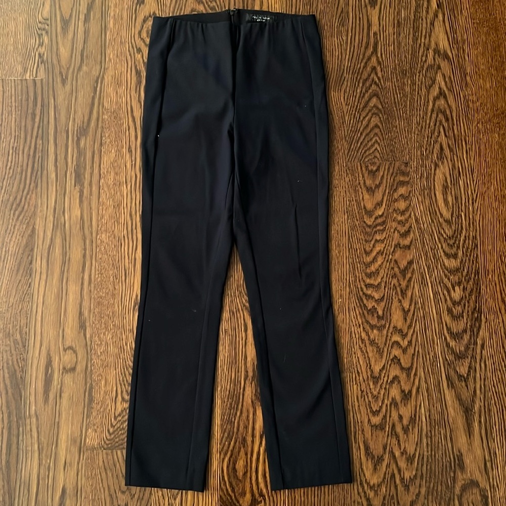 Rag and Bone Simone Stretch Pant in Navy.